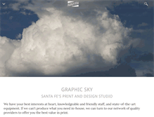 Tablet Screenshot of graphicsky.com